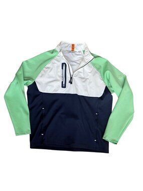 Peter Millar Men's Size Large Hyperlight Weld Hybrid Half-Zip Crown Golf Jacket